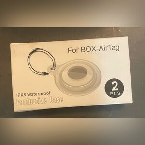 2 keychains Waterproof Protective Case for AirTags
